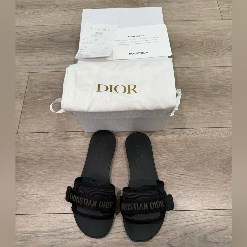 Christian Dior sandals black size 36